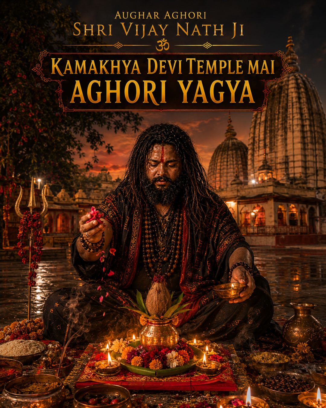 कामाख्या देवी में अघोरी यज्ञ